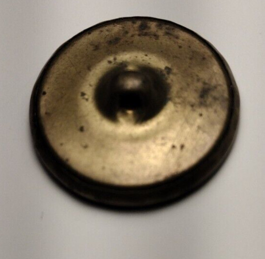 Vintage Brass Button Daisy Flower 1 1/8"