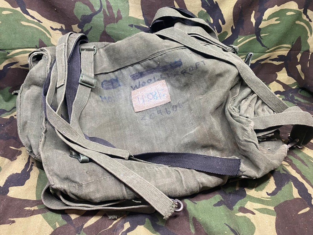 Original British Army 58 Pattern Webbing Back Pack