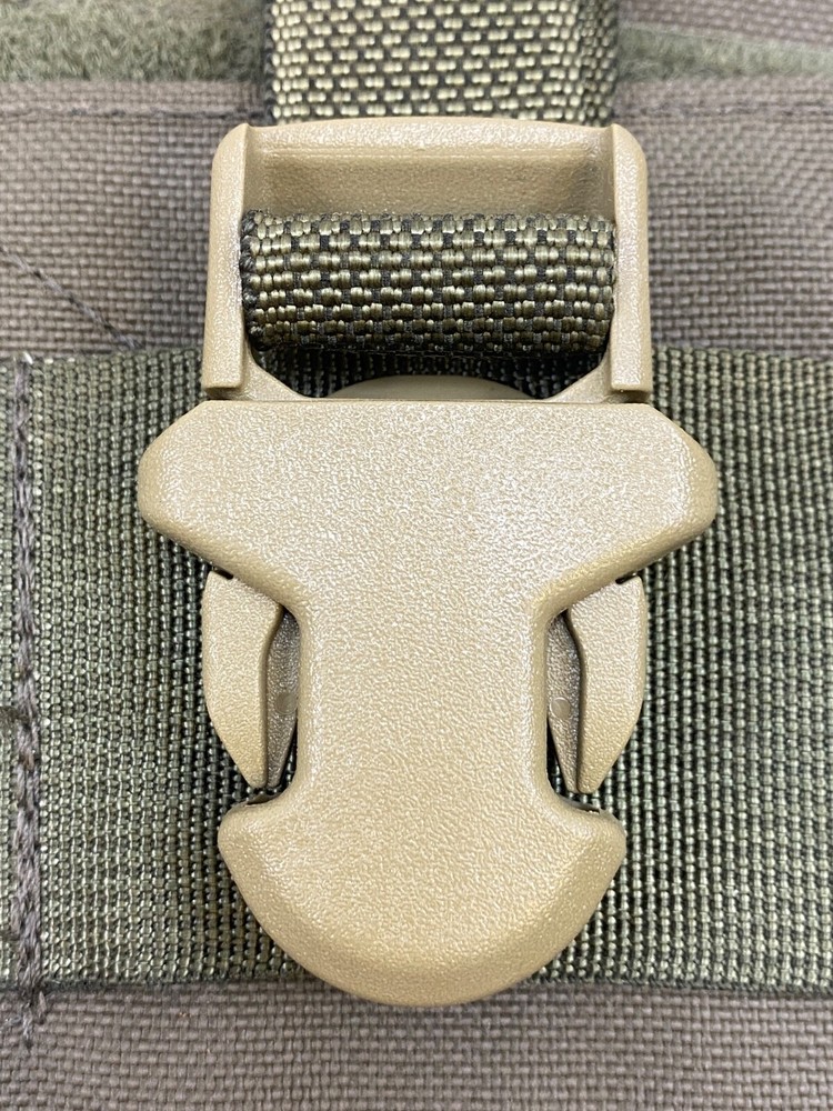 1" ITW Side Release Surface Mount Surmount Replacement Buckle TAN