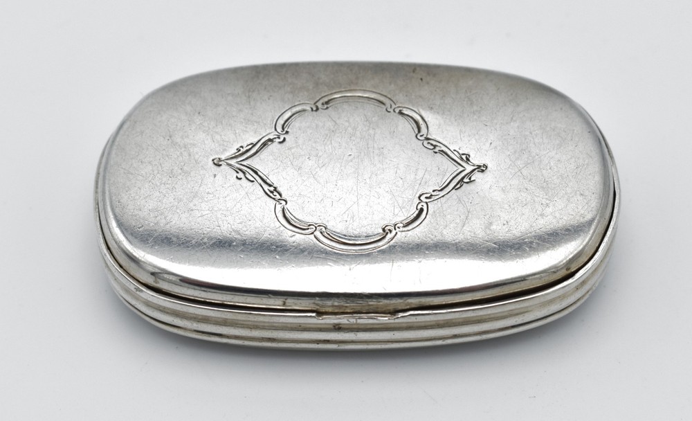 Antique Victorian Solid Silver Snuff Box George Unite 1880