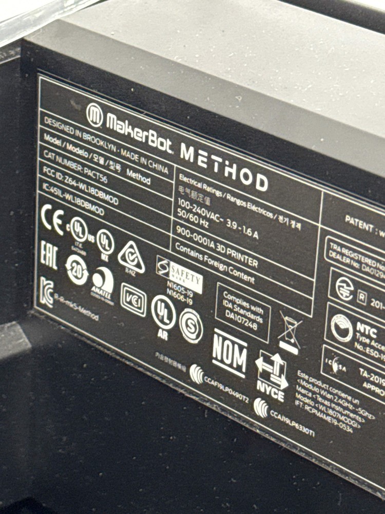 MakerBot Method 3D Printer - Tested
