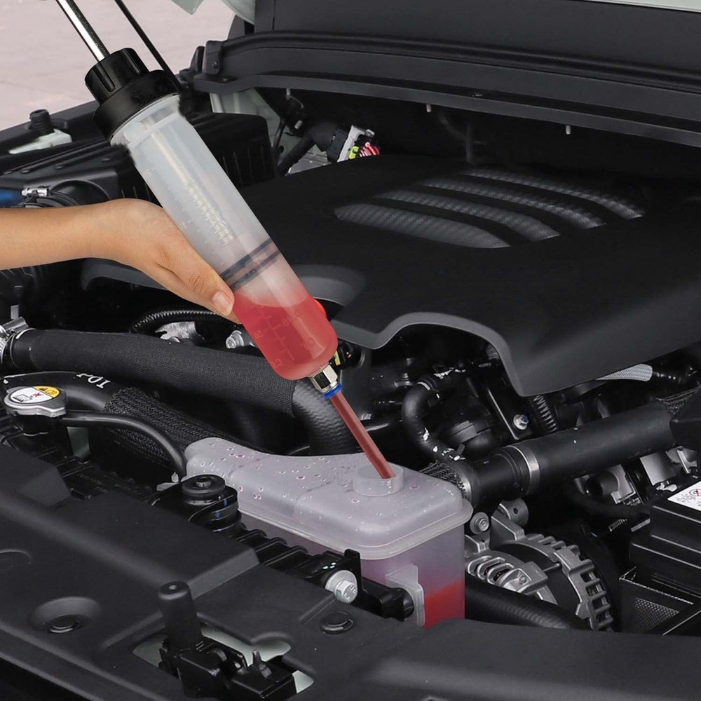 200cc Manual Fluid Extractor Pump for Safe Oil Changes - Leak-Proof Design