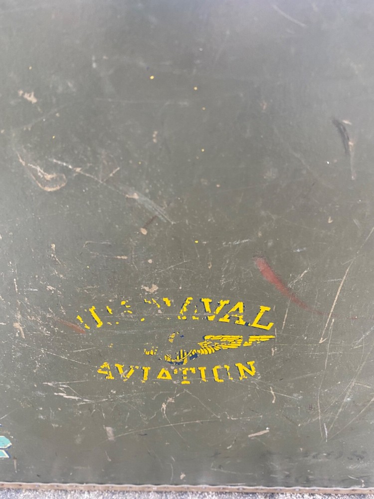 WW2 Avaiators Military Suitcase Markings Named