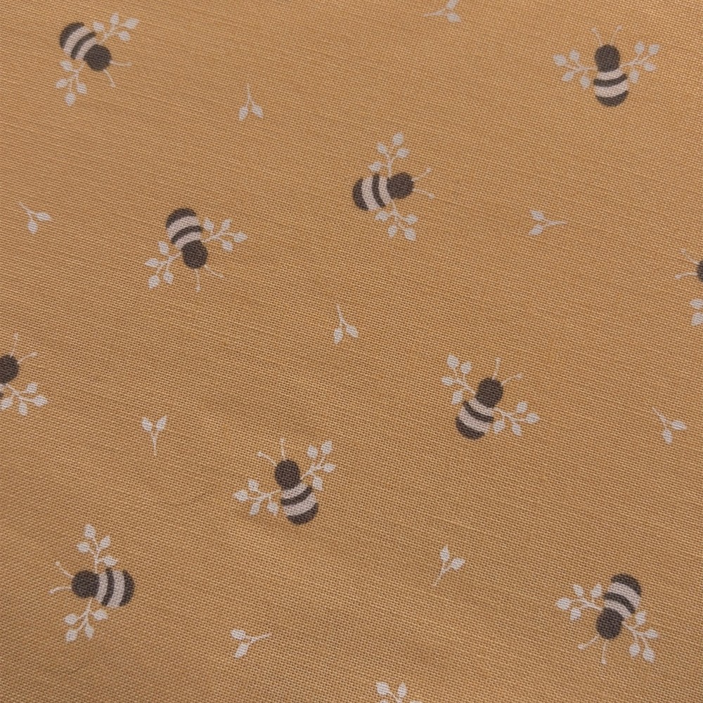 COREY YODER SPRINGBROOK MODA FABRIC #29112 YELLOW/BEES NO MATTER HOW LONG THE...