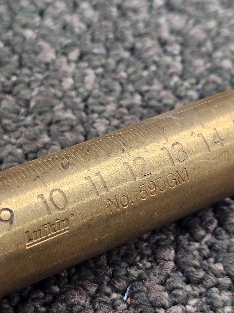Lufkin 590GM Solid Brass Plumb Bob/ Tapered Point Tip