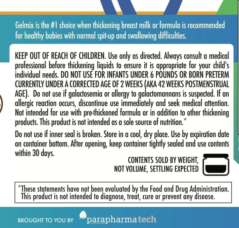 Infant Thickener for Breast Milk & Formula, 4.4 oz Jar