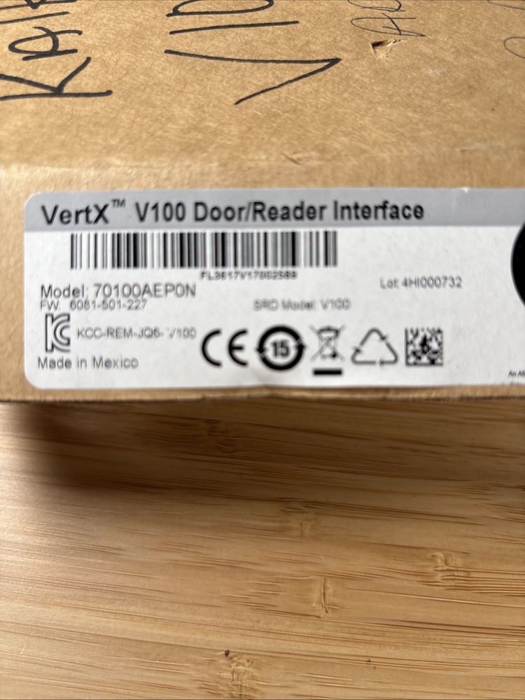 HID VertX V100 Dual Door/Reader Interface (70100AEPON) Reader/Position/REX Input