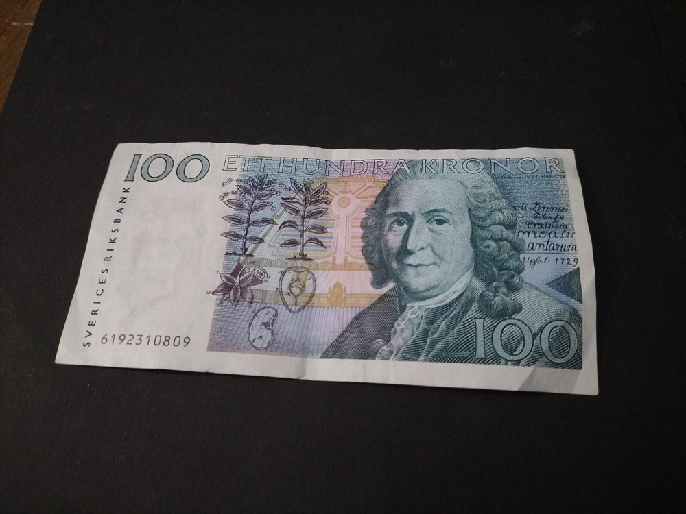 Sweden 100 Kronor no security band