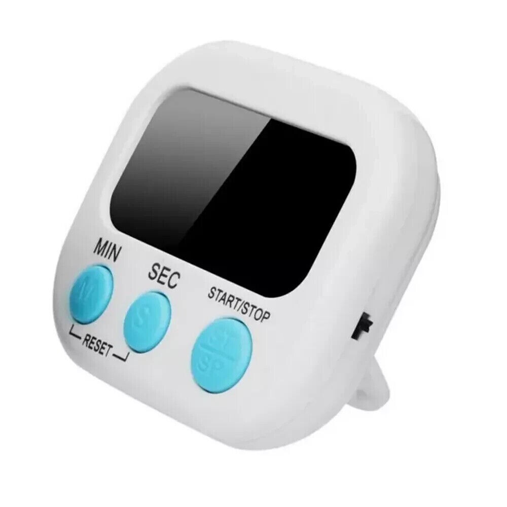 Large LCD Digital Kitchen Cooking Timer Count Down Up Clock Loud Alarm Magnetic