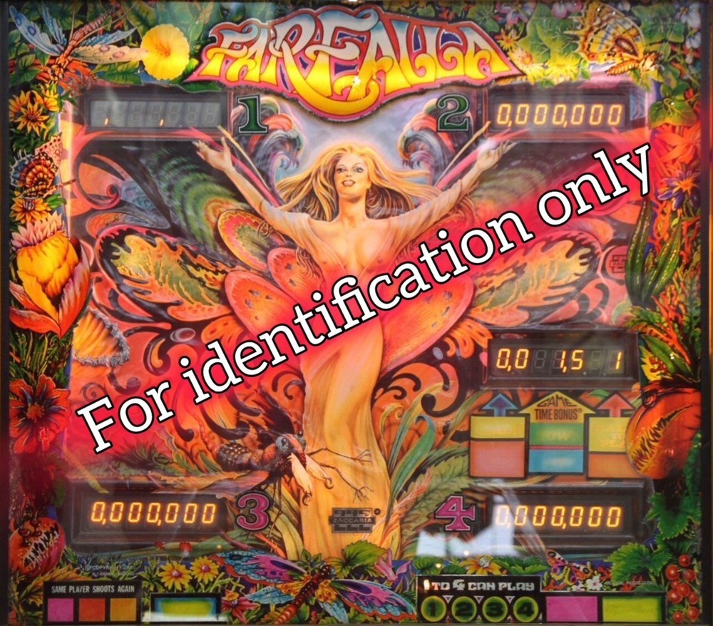 1983 Zaccaria Farfalla Pinball Machine Rubber Ring Kit