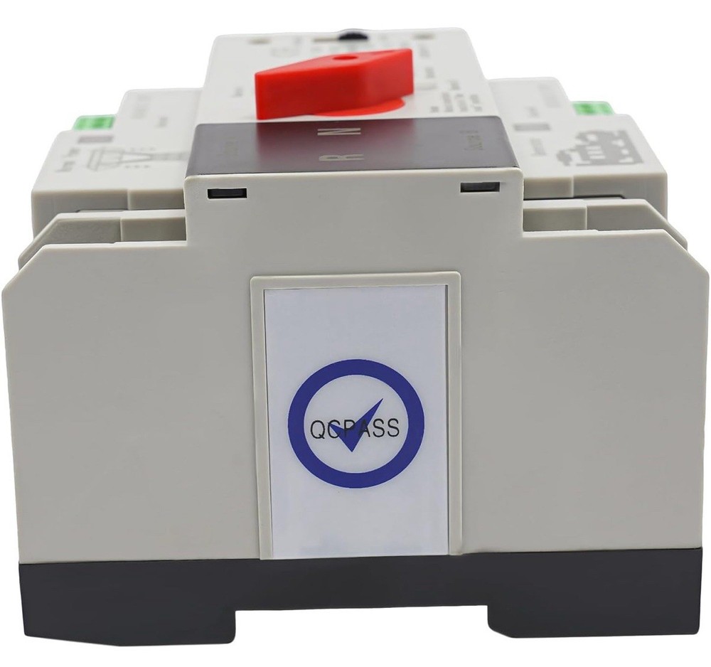 Automatic Transfer Switch 2P 100A 110V Grid to AC Generator Dual Power Control