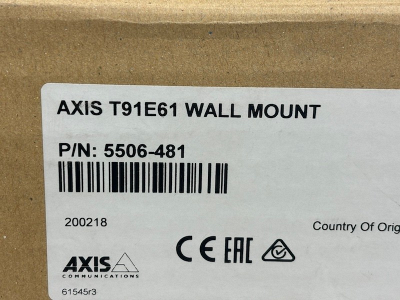 Axis T91E61 Wall Mount CCTV Camera (New)