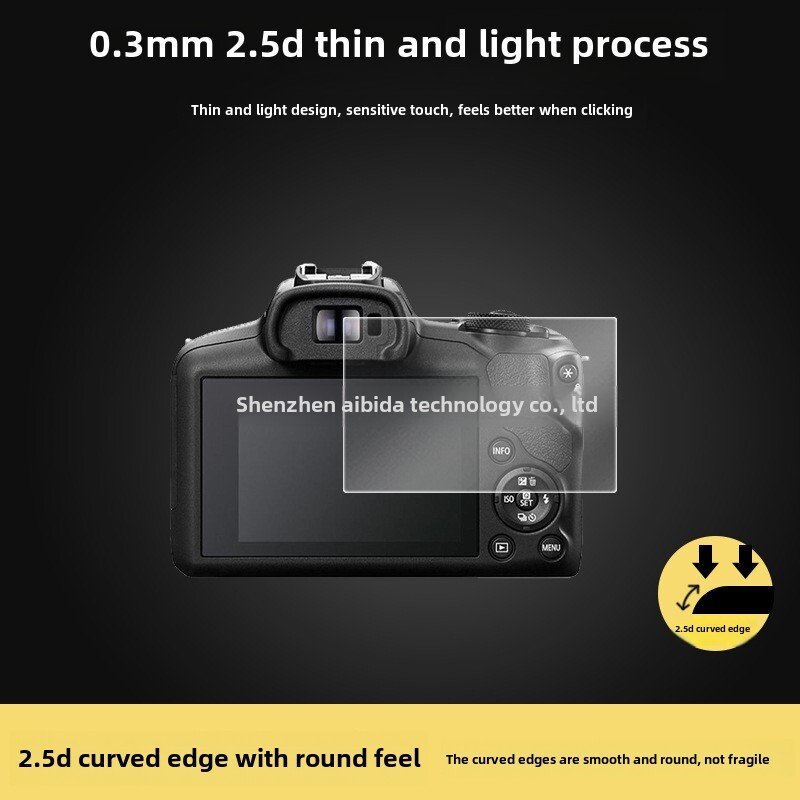 2 Pieces LCD Screen Protector Tempered Glass for EOS R100 Camera