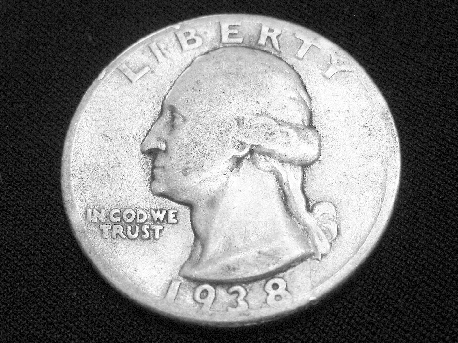 1938 Washington Quarter -- Very Fine