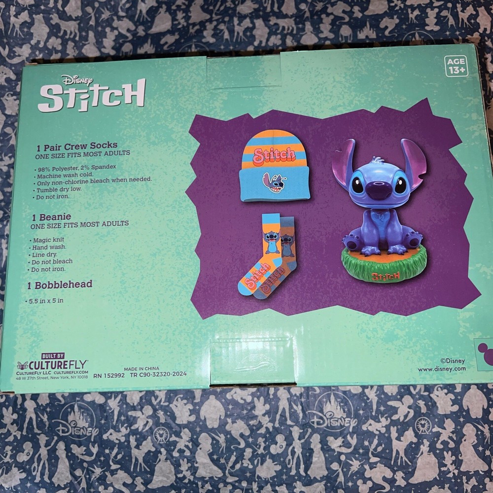 Disney STITCH Bobble head Gift Set