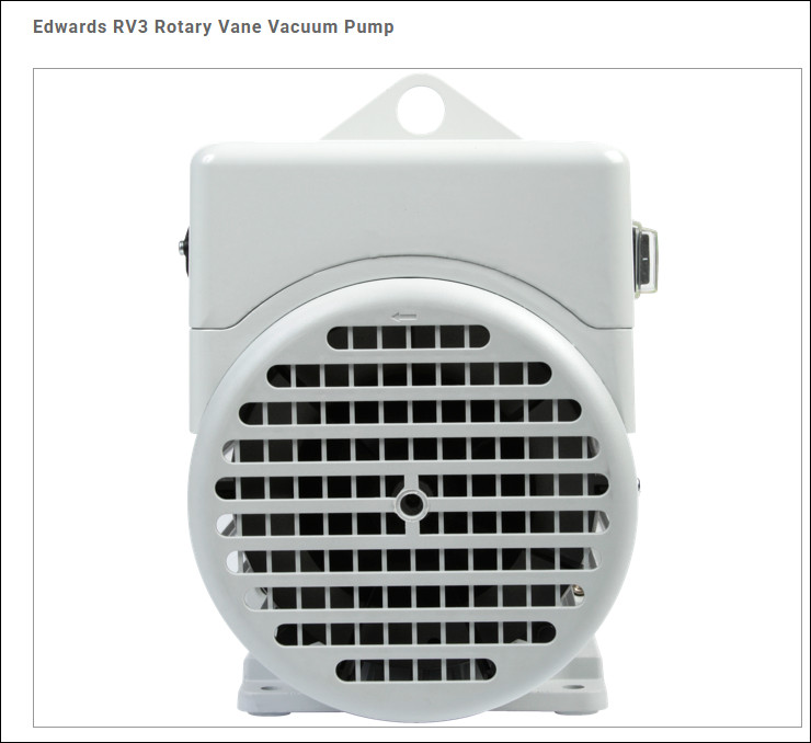 Edwards RV3 Rotary Vane Vacuum Pump