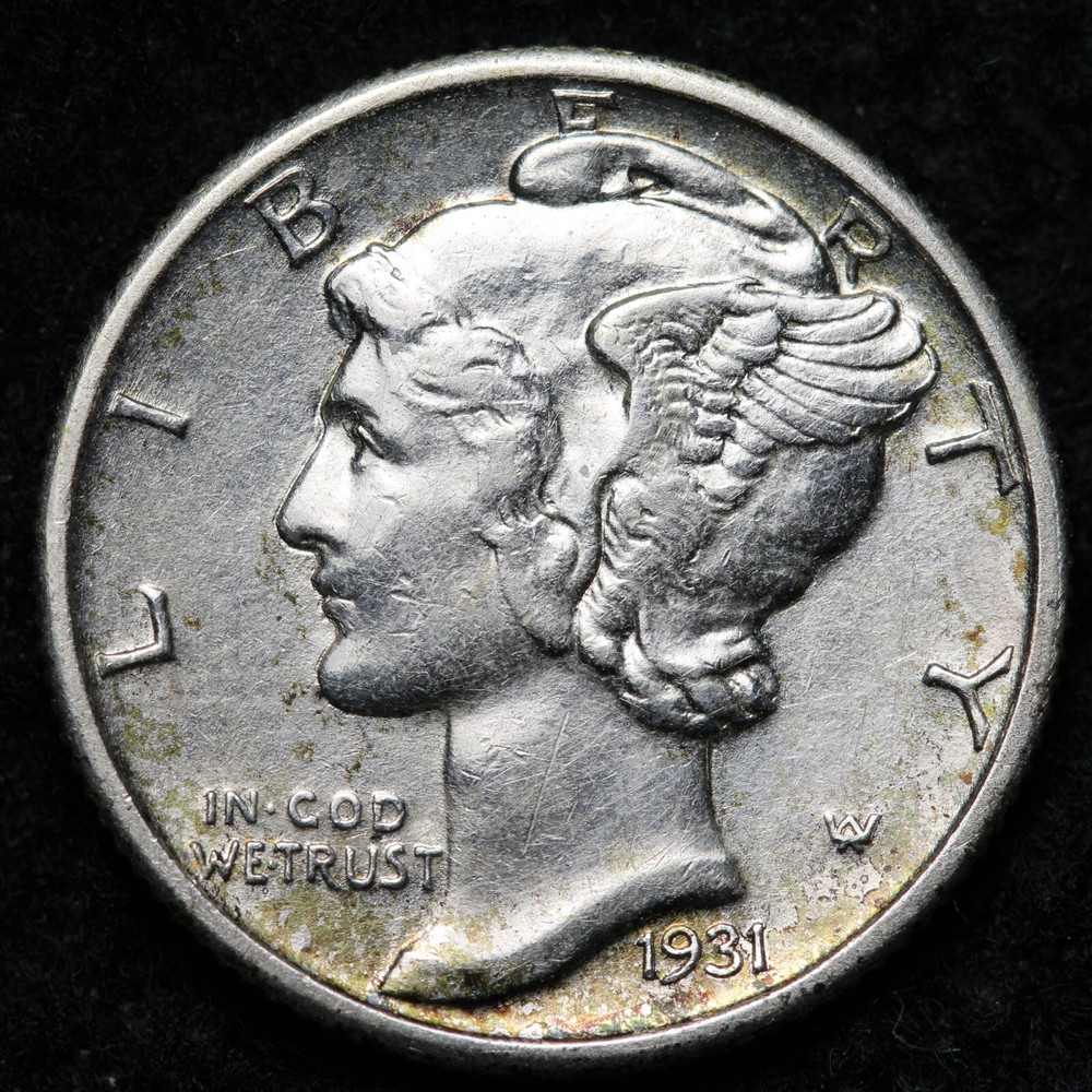 1931 Mercury Silver Dime UNC *UNCIRCULATED* MS E205 GUNM
