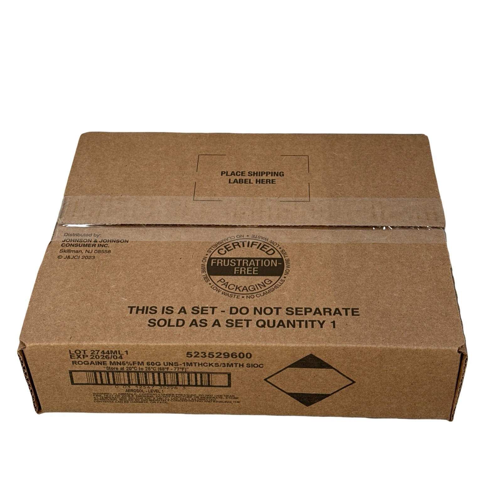 Rogaine Men’s 5% Minoxidil Foam Hair Regrowth Treatment 4x2.11 oz, Exp 04/2026