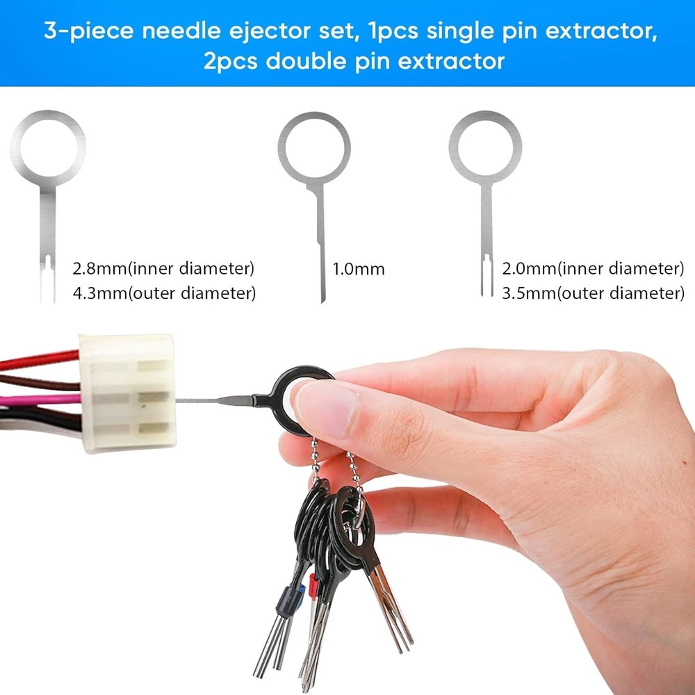Herramienta de extracciÃ³n de terminales, Kit de extractor de pines de conector