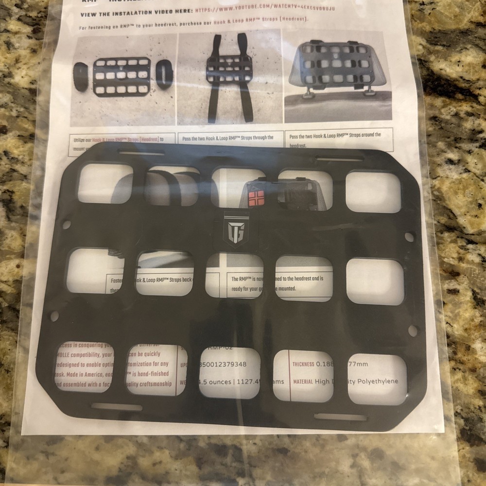 GreyMan Tactical 8” X 6” RIP-M panel RMPtm