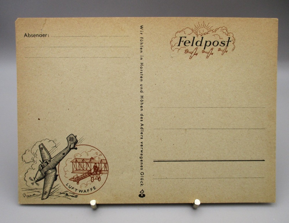 Unused WW2 German Luftwaffe Feldpost