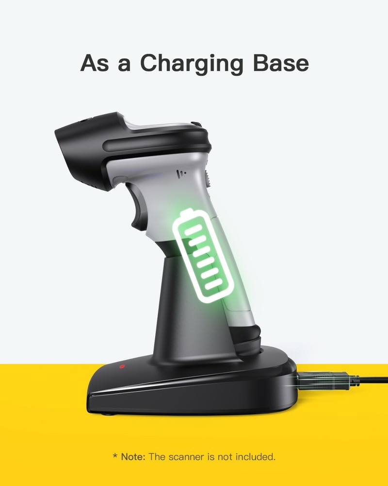Barcode Scanner Charging Base Only For Inateck BCST-60, BCST-70, P6, P7, BCST-73