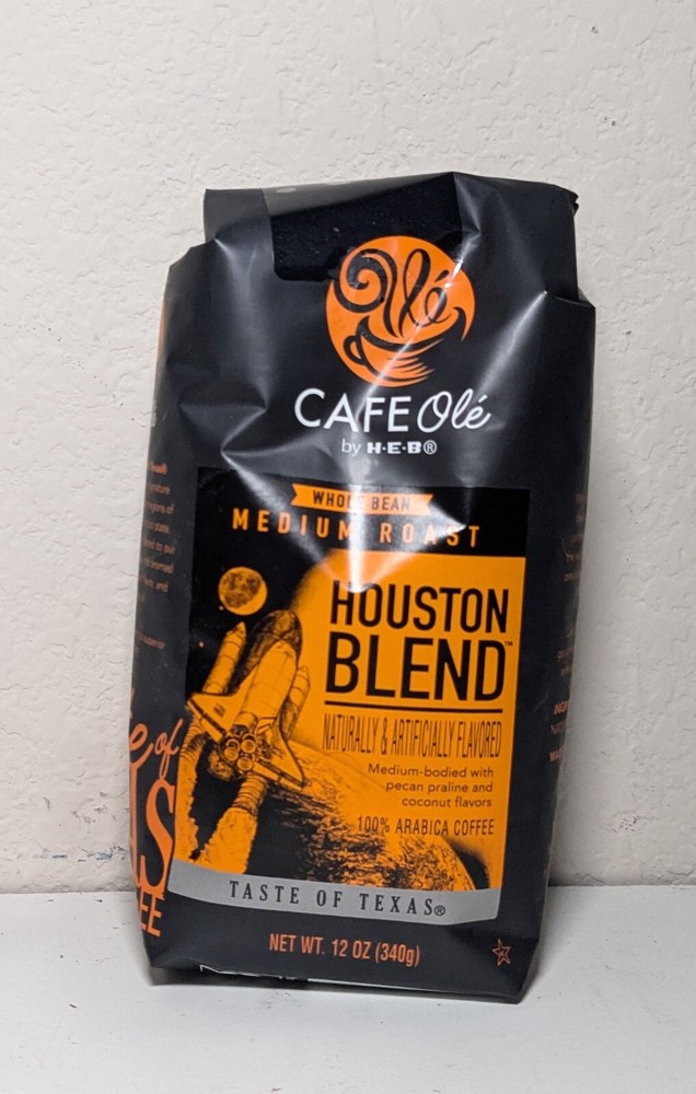 Cafe Ole Houston Blend Whole Bean Coffee 12oz