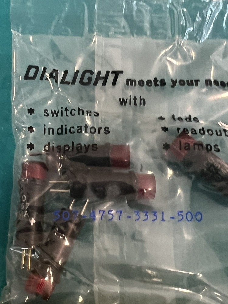 DIALIGHT panel mount indicator lamps (5 pcs)