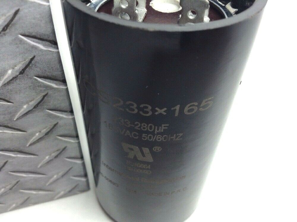 233-280 Uf Start Capacitor MFD 165 VAC 50/60 HZ CS233X165 HEAVY-DUTY INDUSTRIAL