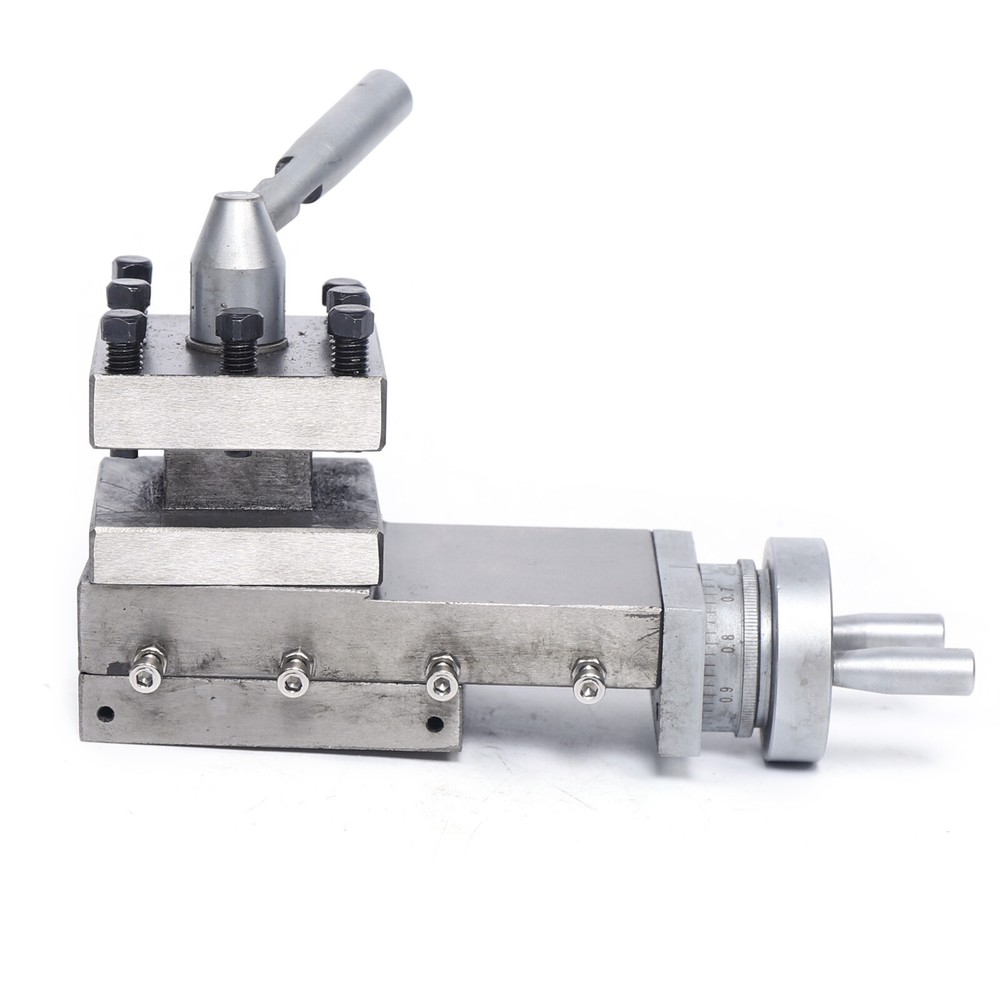 Mini Lathe Tool Post Assembly Holder – Quick Change Cast Iron Accessory