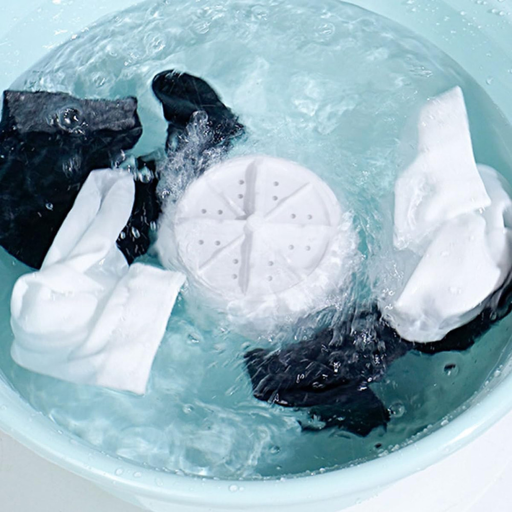 2Pcs Portable Mini Washing Machine with Agitator, USB Electric Automatic Washer