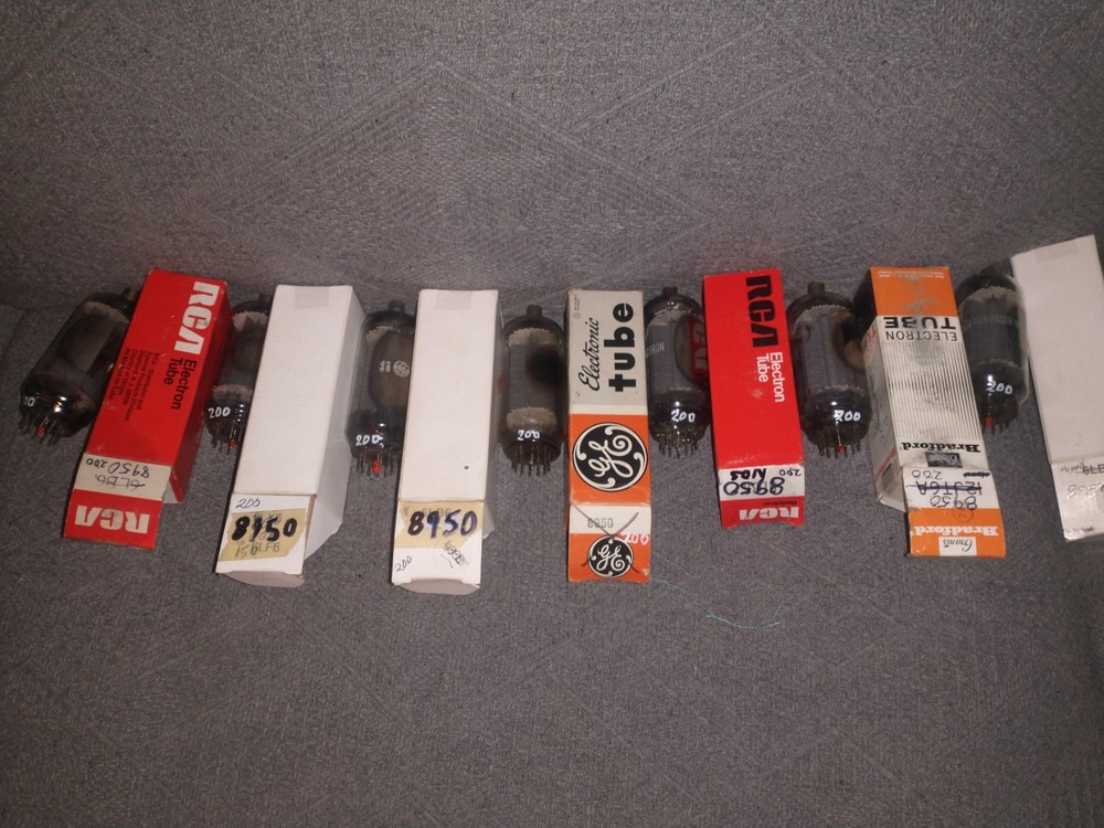 8950 TUBES fully tested under actual load.