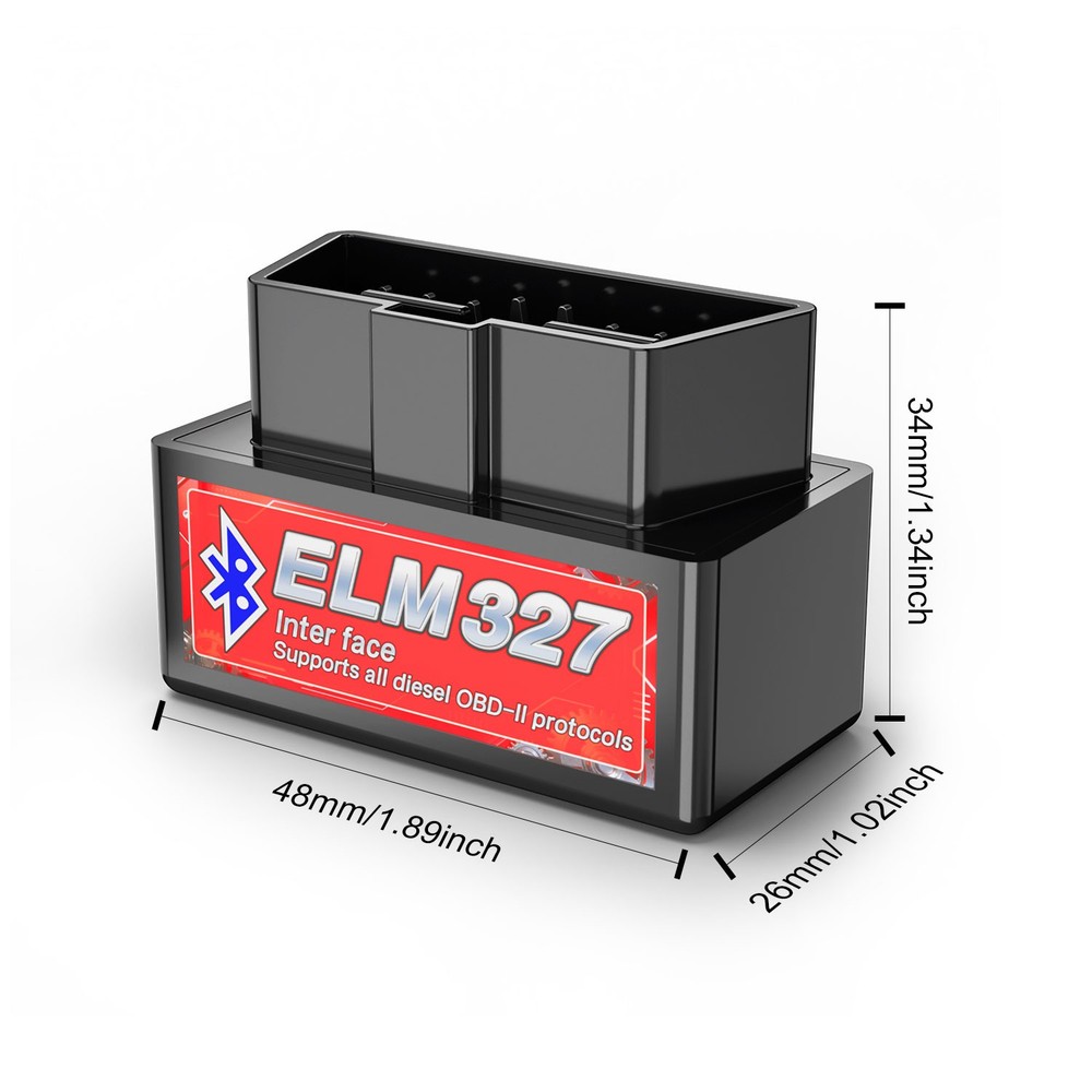 Bluetooth OBD2 OBDII Car Diagnostic Scanner Auto Fault Code Reader Tool ELM327