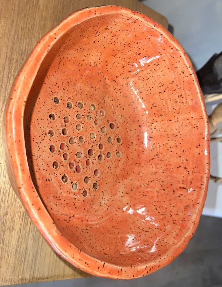 Handmade ceramic Fruit Bowl/ Colander