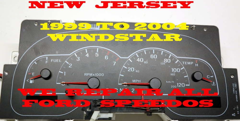 1999 to 2003 FORD WINDSTAR INSTRUMENT CLUSTER SOFWARE & ODOMETER CALIBRATION
