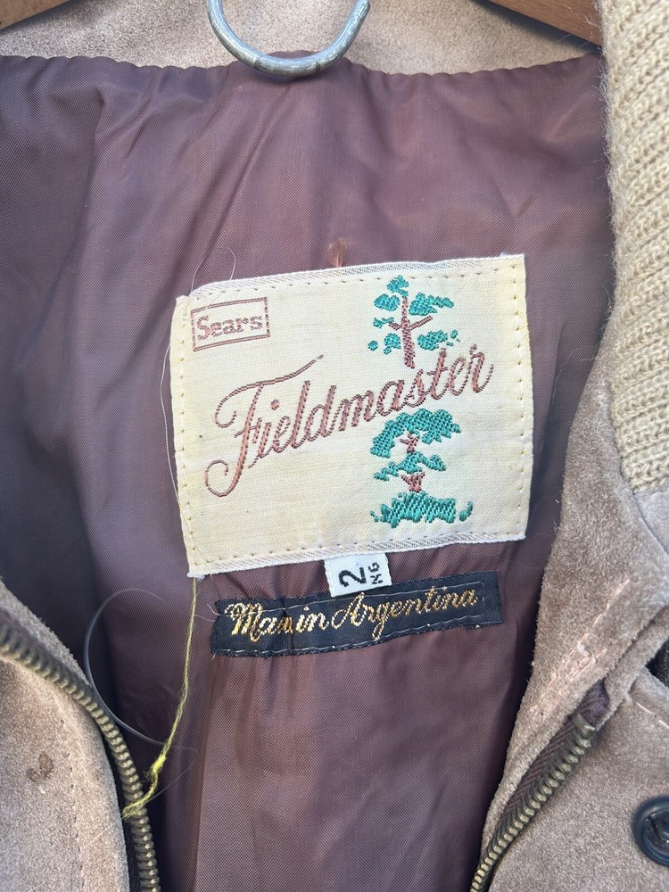 Vintage Sears Field master Jacket Bomber Coat Zip Up