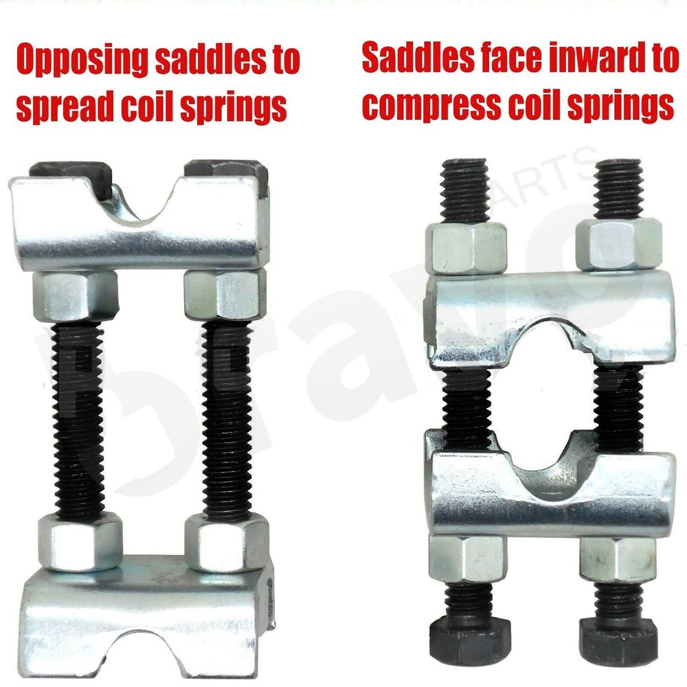 8pcs Set 2-Way Adjustable Lift Or Lower Spring Spacer Coil Spring Compressor