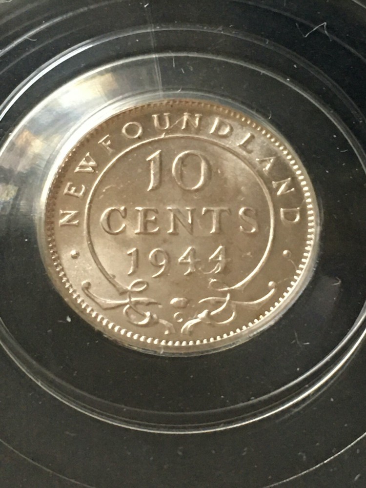 1944C CCCS Graded Newfoundland ¢10 Cent **MS-62** #1815