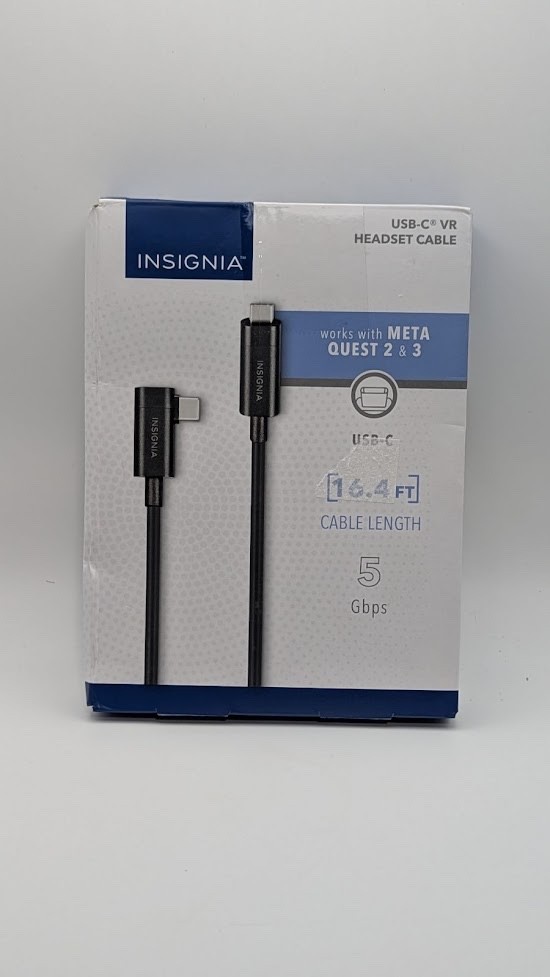 Insignia USB-C VR Headset Cable for Oculus Quest 2 16.4 FT 5Gbps USB Type C