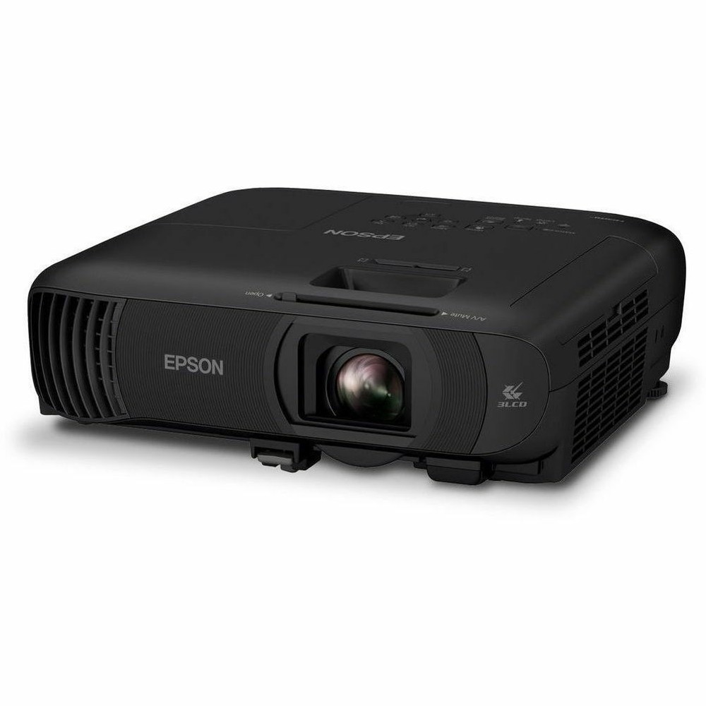 Epson PowerLite 1290 3LCD Projector - 16:10 - Ceiling Mountable - Black