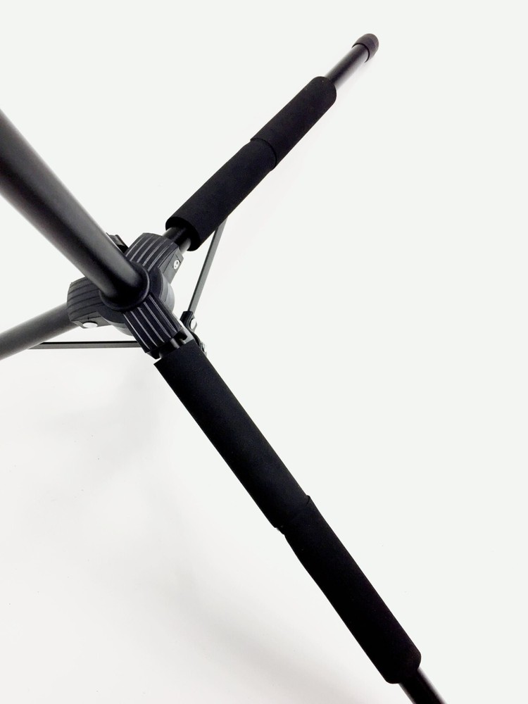 Haze Height-Adjustable Guitar Stand, HJGSL1B, Gravity Locking Design