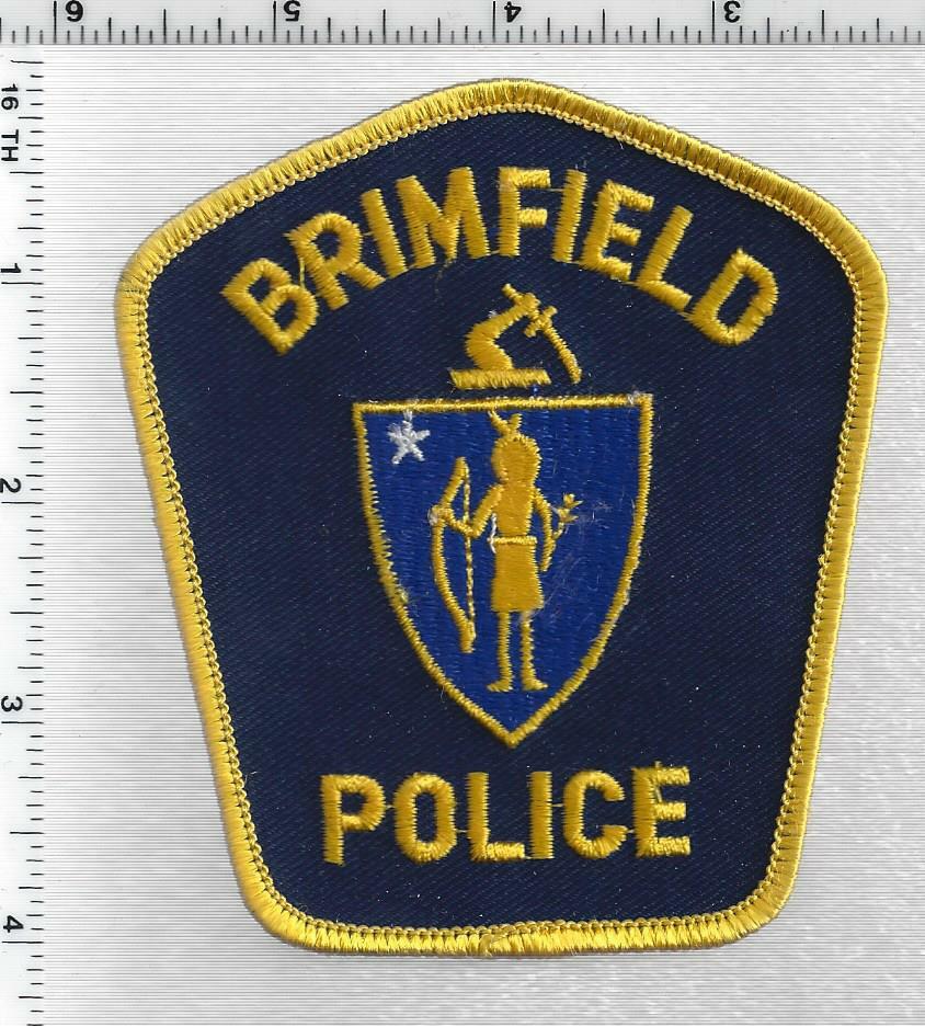 Brimfield Police (Massachusetts) 2nd Issue Shoulder Patch