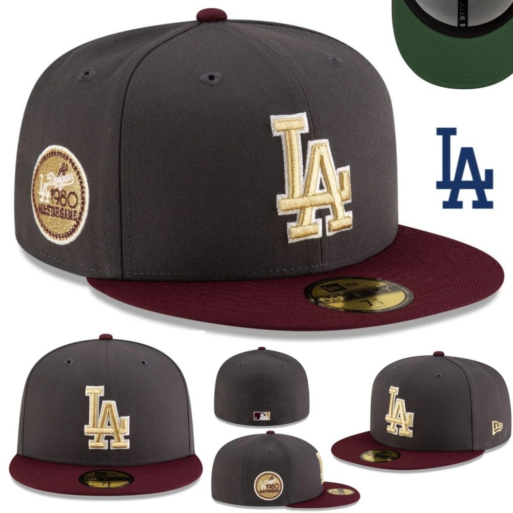 New MLB Los Angeles Dodgers Authentic Era Basic 59FIFTY Fitted Hat-NWT