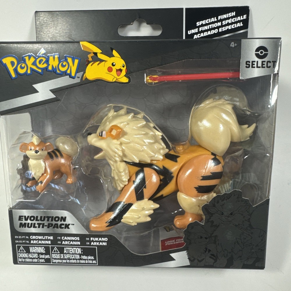 Jazwares Pokemon Evolution Multi-Pack Growlithe & Arcanine