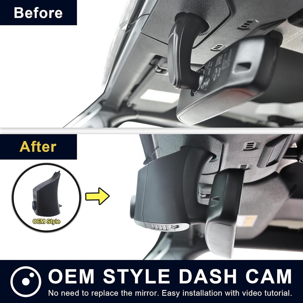 Mangoal Dash Cam 4K Jeep Gladiator JL