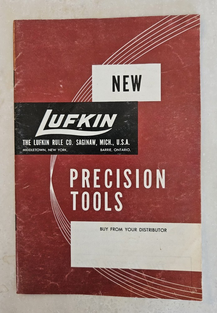New Lufkin Precision Tools Catalog 1959