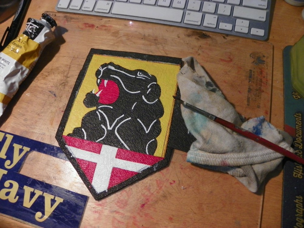 WWII LUFTWAFFE FIGHTER BLACK PANTHER LEATHER FLIGHT JACKET PATCH