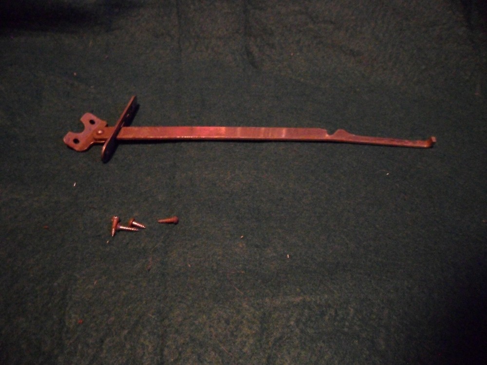 Antique Stradivara Phonograph Lid Support and Screws
