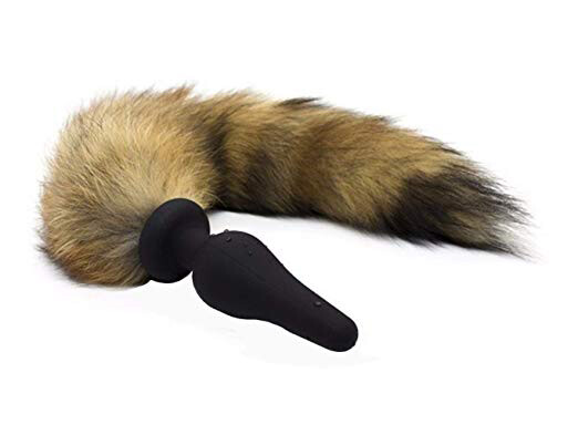 Wild Faux Fox Butt Plug Tail