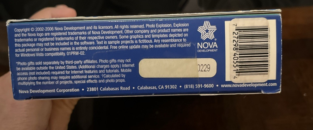 Photo Explosion Deluxe 3.0 By Nova Development Brand New Sealed